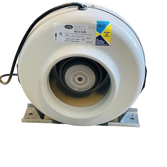 Can Fan RS 6 NJB Inline Fan 270 CFM - Picture 15 of 15